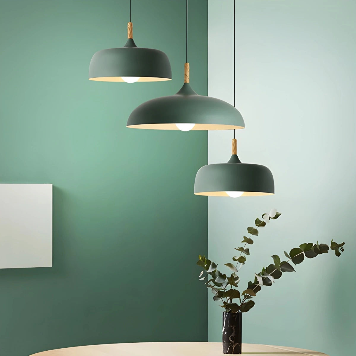 Antizer Modern Dome Macaron Pendant Light for Kitchen Island
