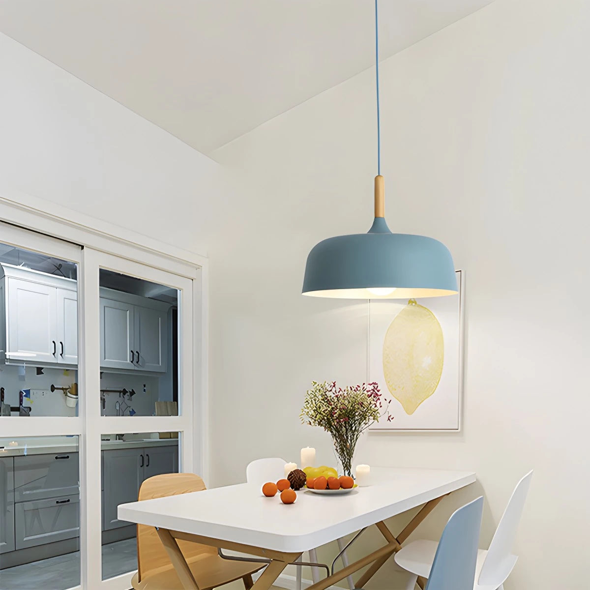 Antizer Modern Dome Macaron Pendant Light for Kitchen Island