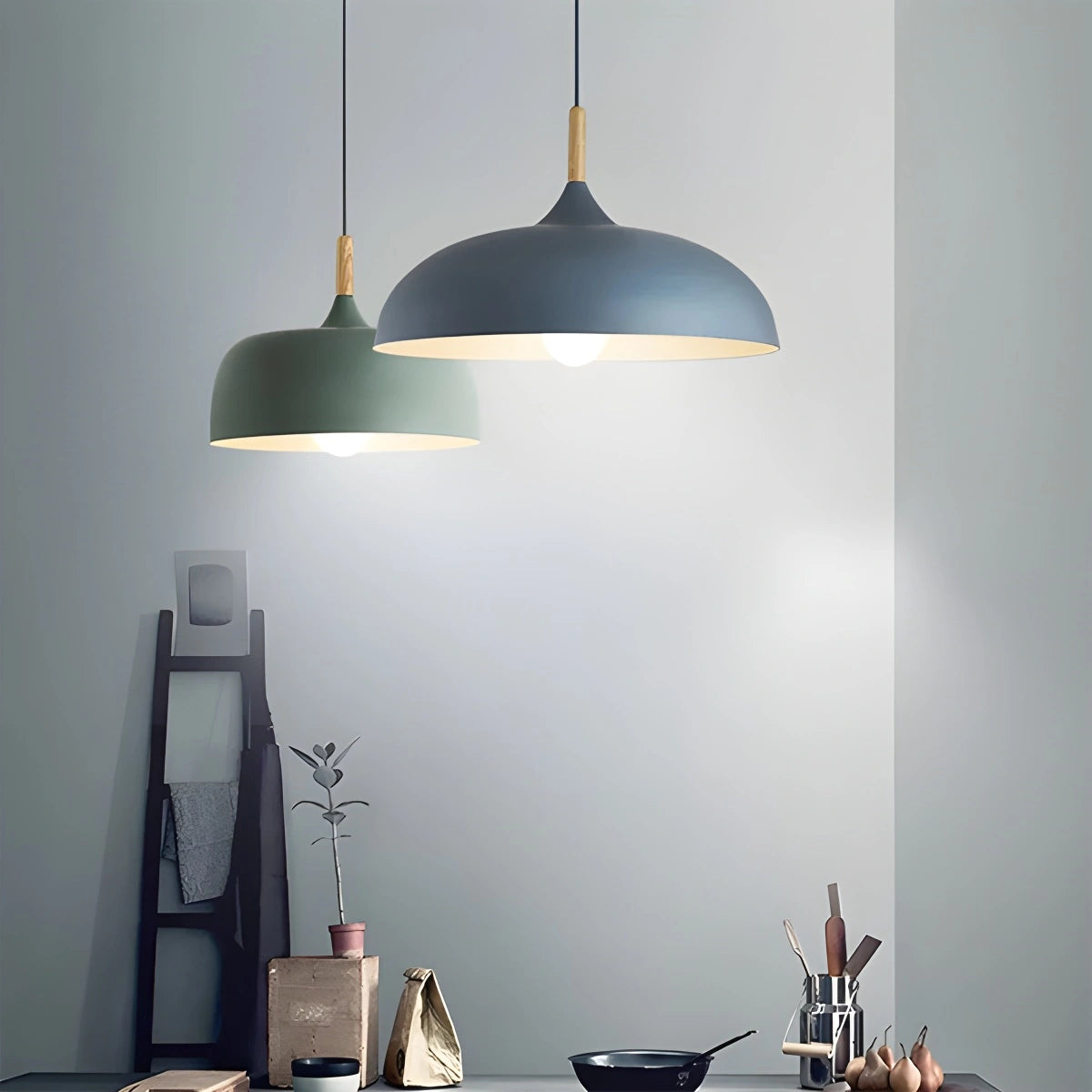 Antizer Modern Dome Macaron Pendant Light for Kitchen Island