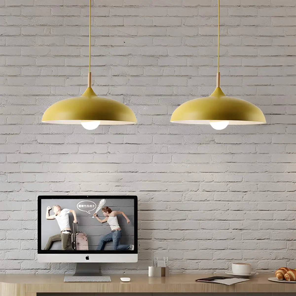 Antizer Modern Dome Macaron Pendant Light for Kitchen Island