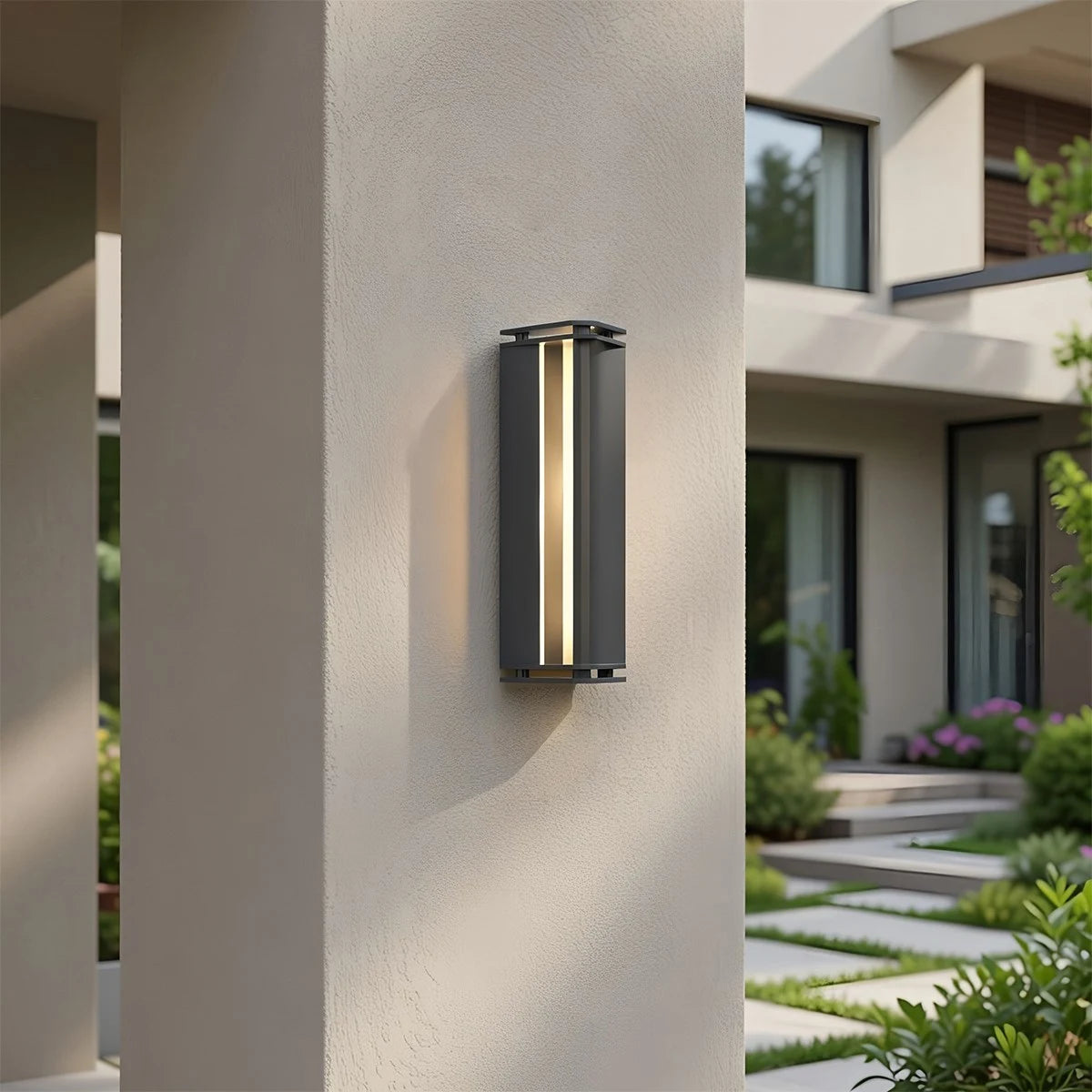 Antizer Modern Geometric Outdoor Waterproof Wall Lamp