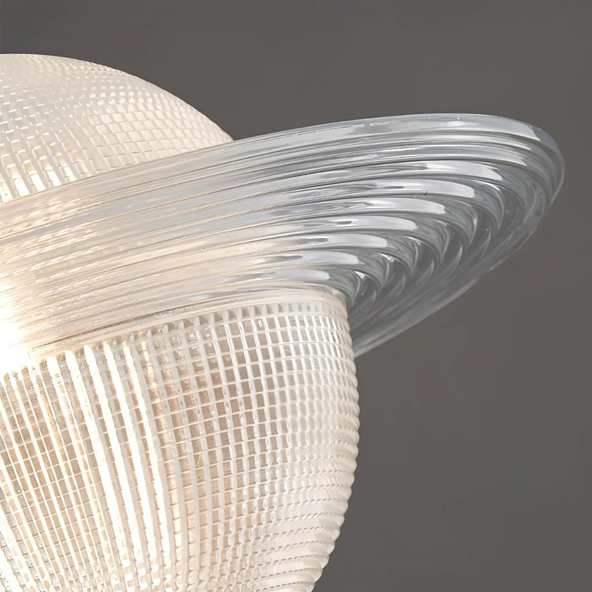 Antizer Modern Glass Planet Pendant Light