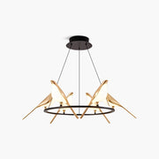 Antizer Modern Gold Birds LED Chandelier