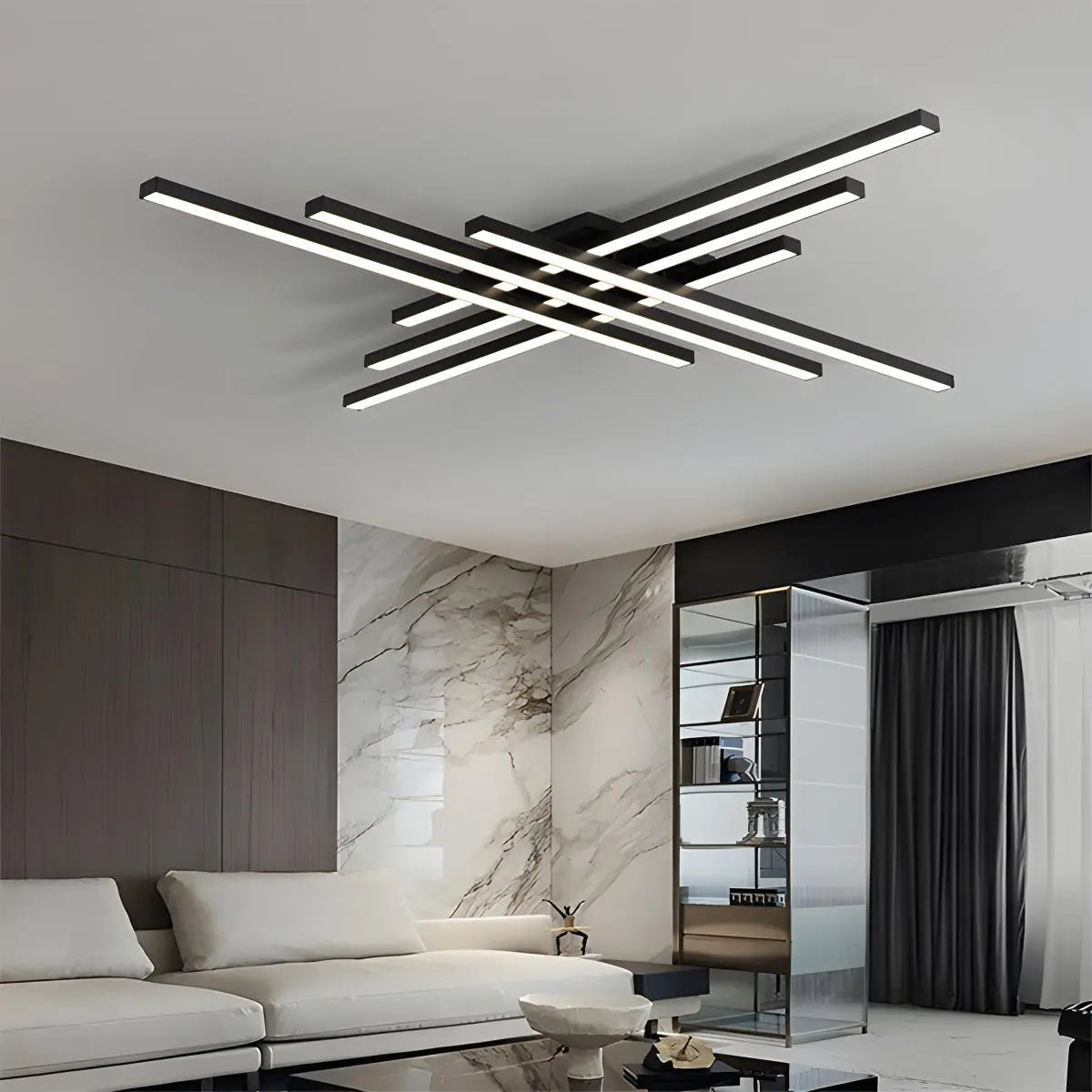Antizer Modern LED Minimalist Line Ceiling Light
