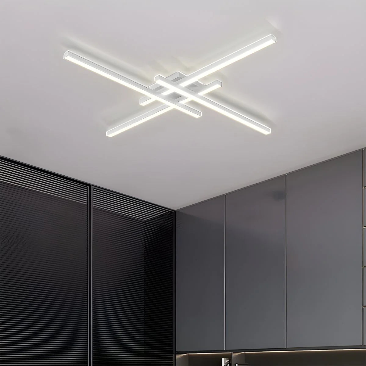Antizer Modern LED Minimalist Line Ceiling Light