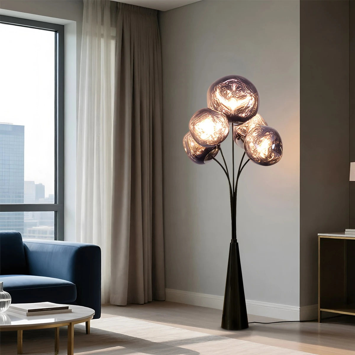 Antizer Modern Lava Multi-Head Floor Lamp