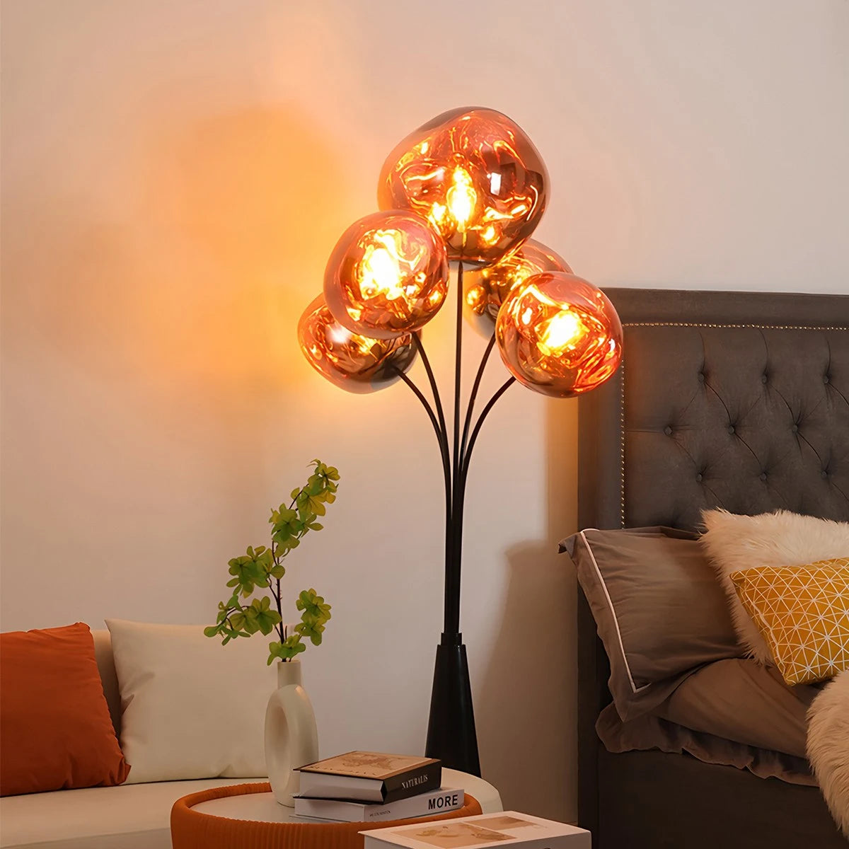 Antizer Modern Lava Multi-Head Floor Lamp
