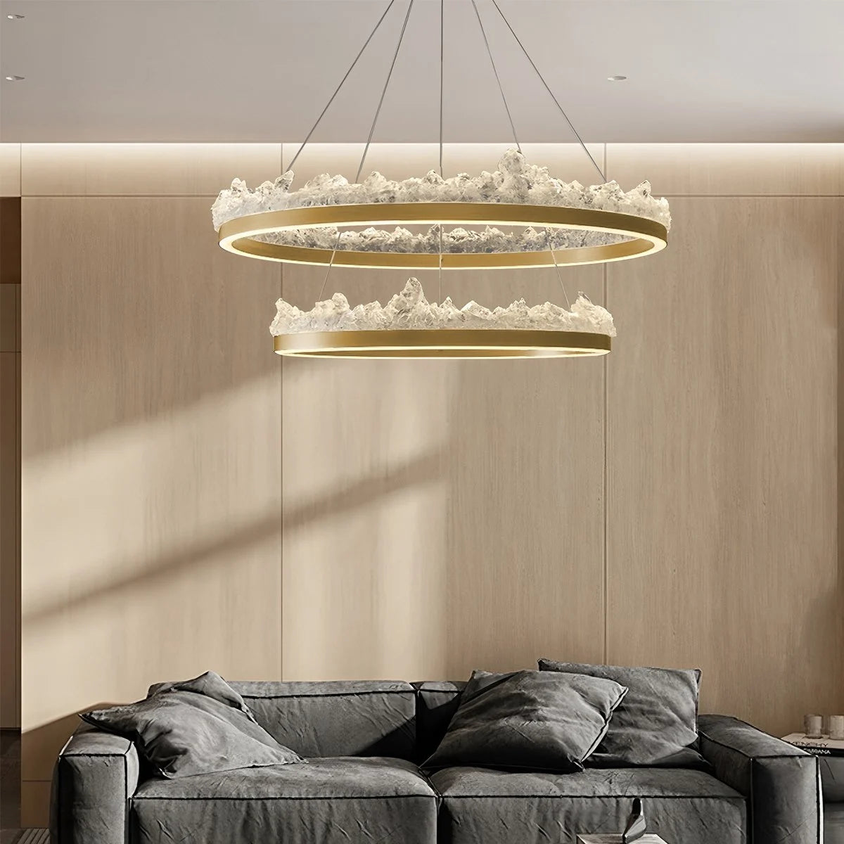 Antizer Modern Light Luxury Iceberg Chandelier