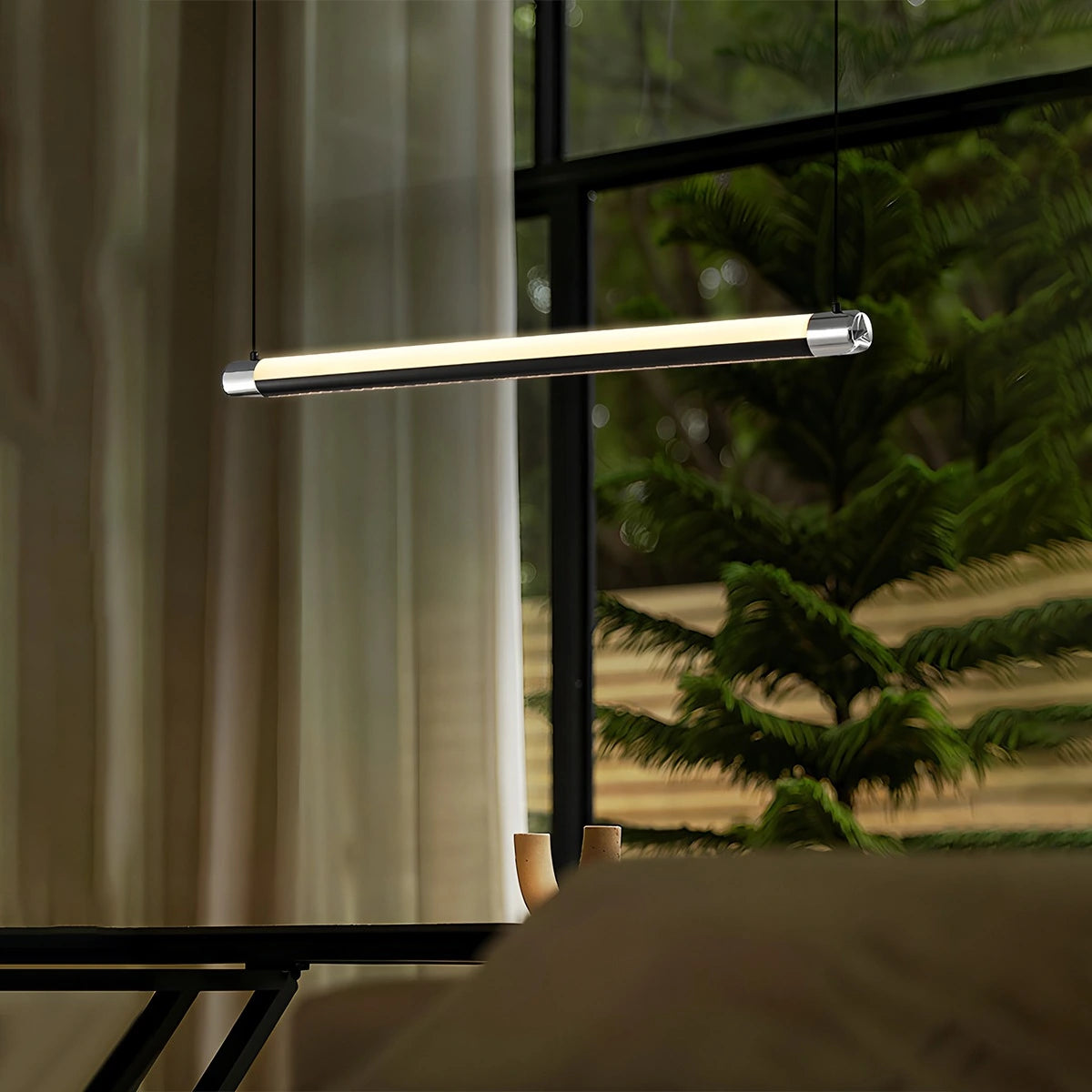 Antizer Modern Light Luxury Linear Pendant Light