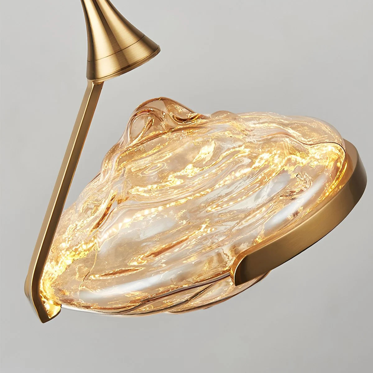 Antizer Modern Luxury Hill Glass Pendant Light