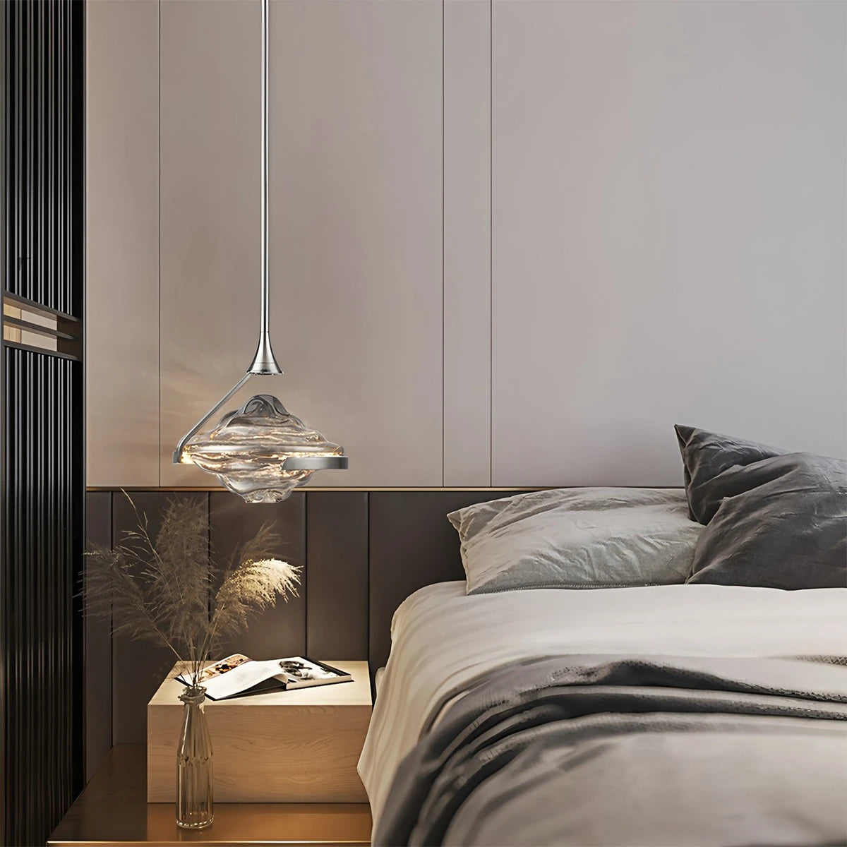 Antizer Modern Luxury Hill Glass Pendant Light