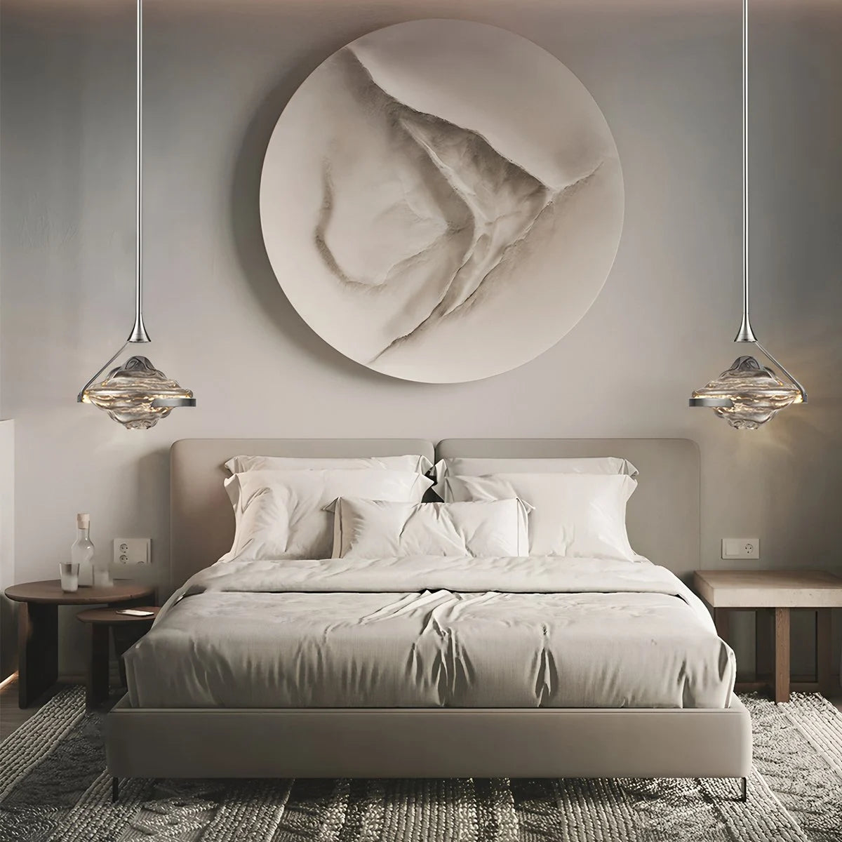 Antizer Modern Luxury Hill Glass Pendant Light