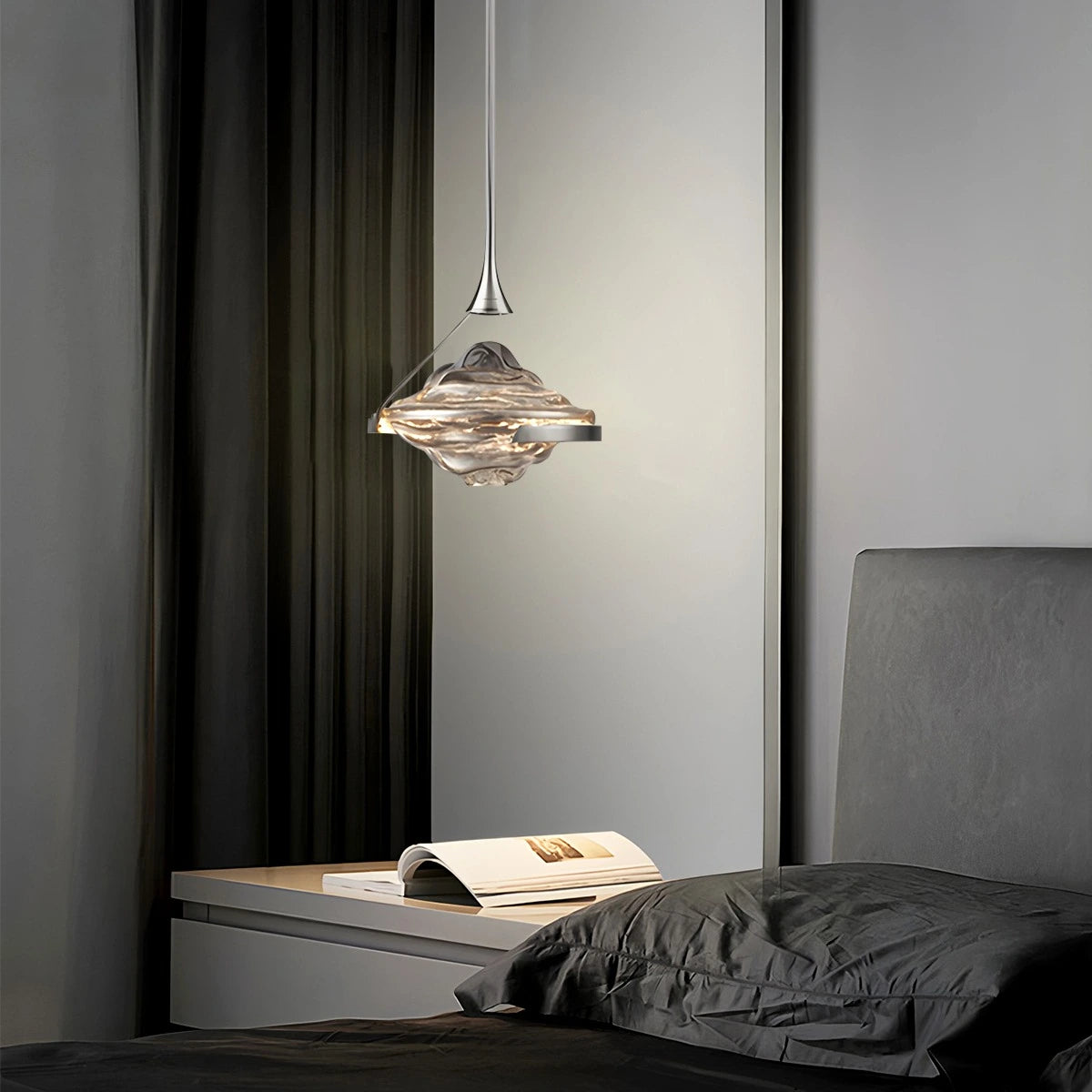 Antizer Modern Luxury Hill Glass Pendant Light