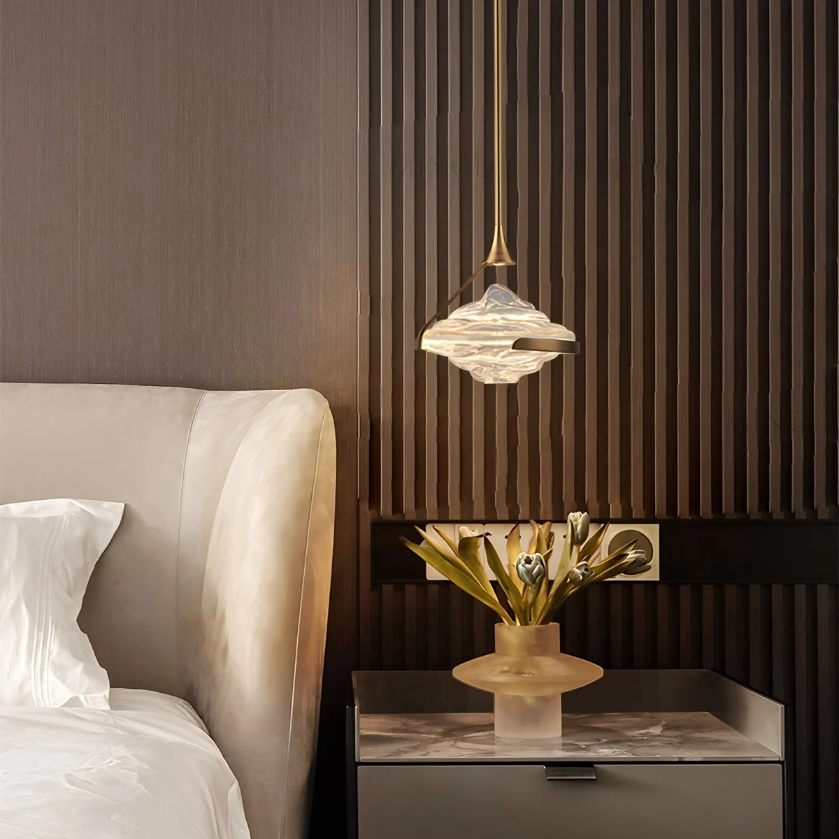 Antizer Modern Luxury Hill Glass Pendant Light