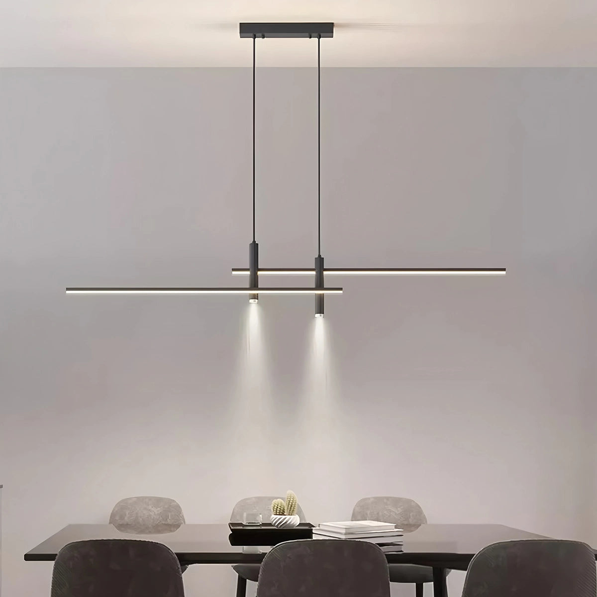 Antizer Modern Minimalist Linear LED Pendant Light