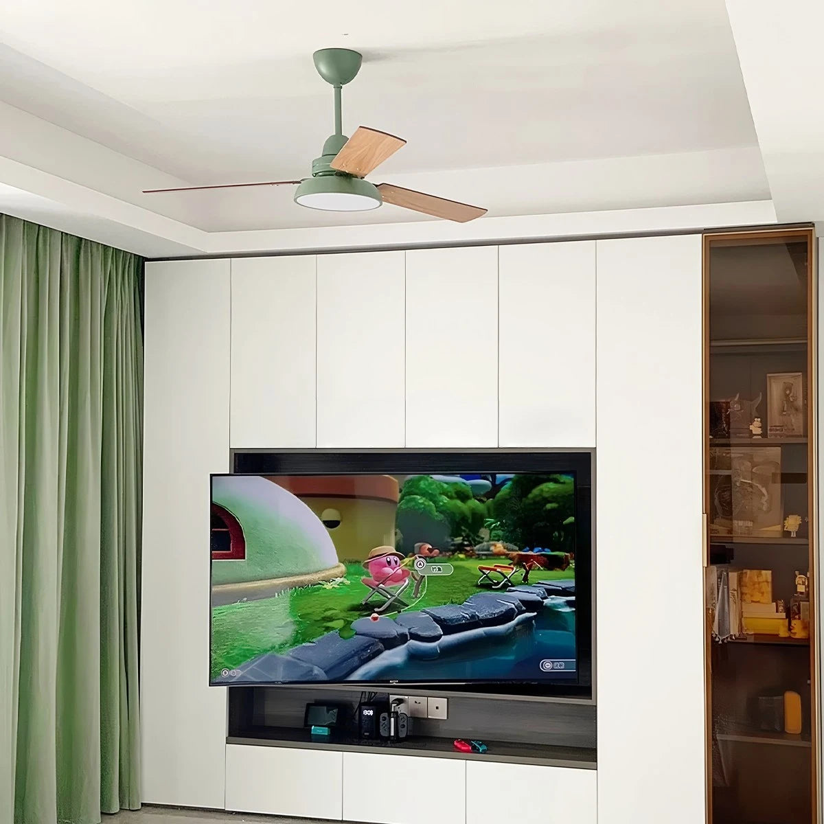 Antizer Modern Minimalist Three Leaf Ceiling Fan Light