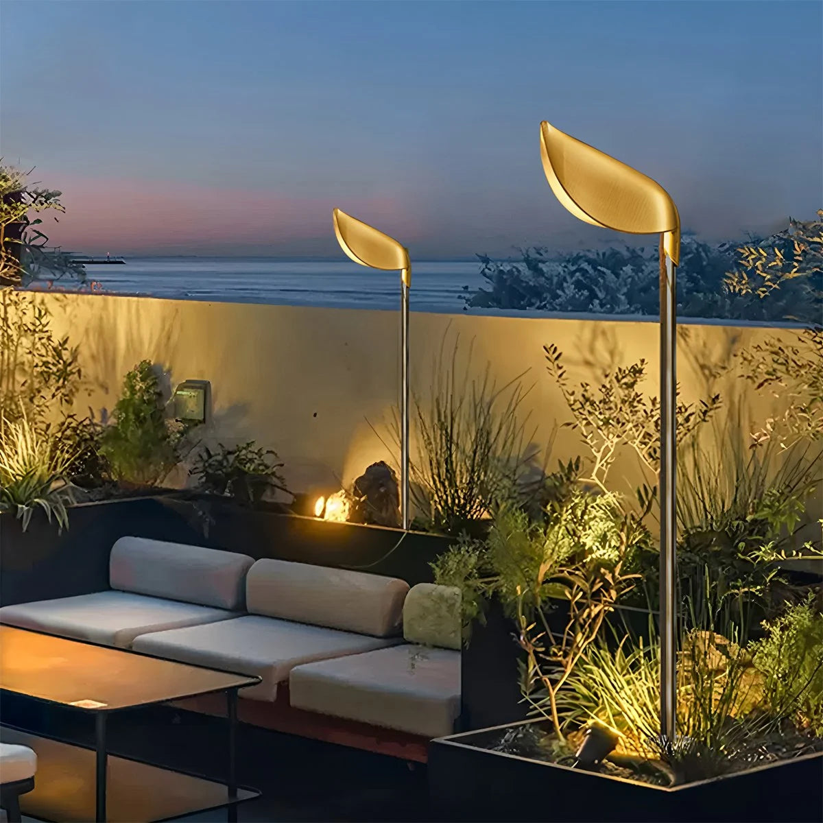 Antizer Modern Outdoor Waterproof Lawn Floor Lamp