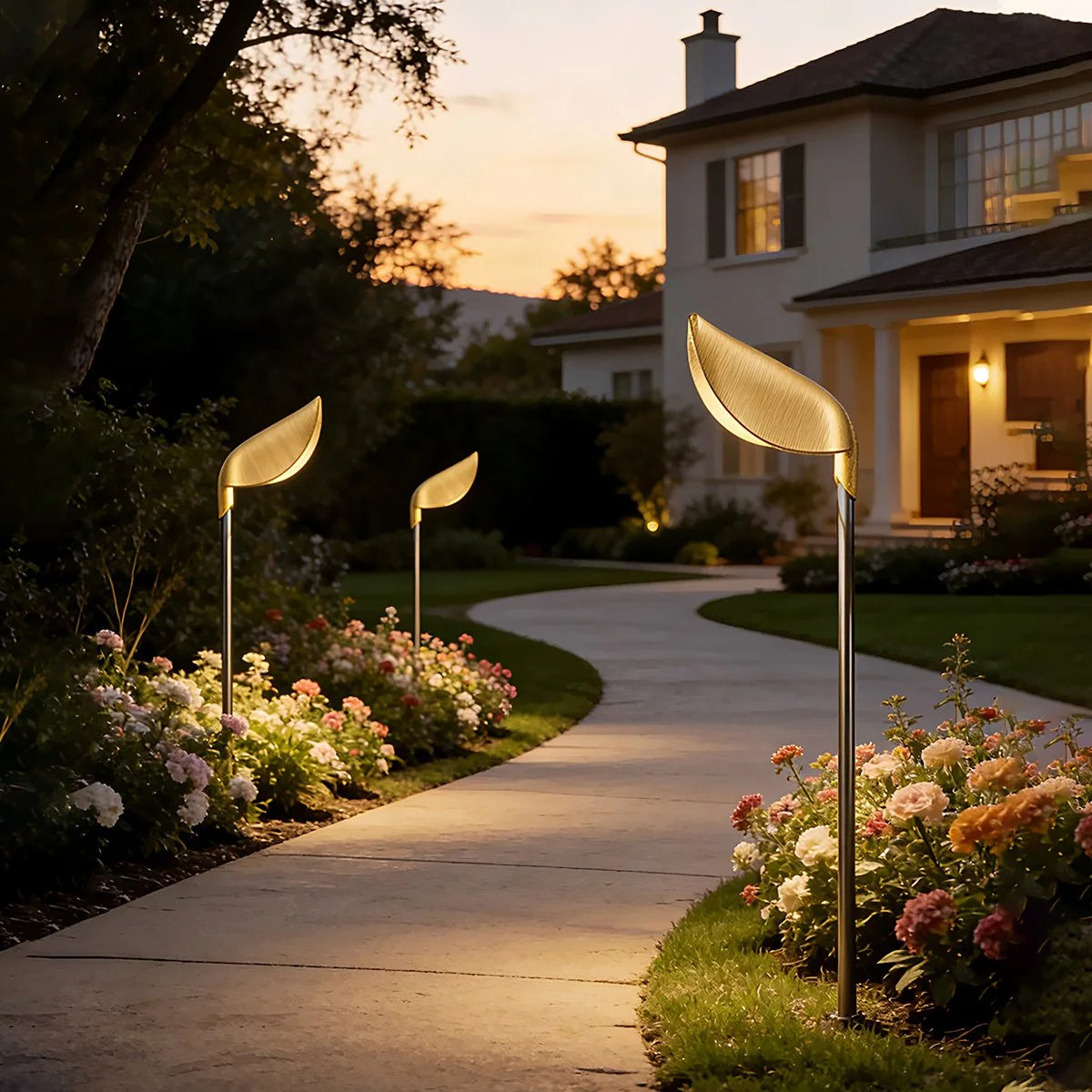 Antizer Modern Outdoor Waterproof Lawn Floor Lamp