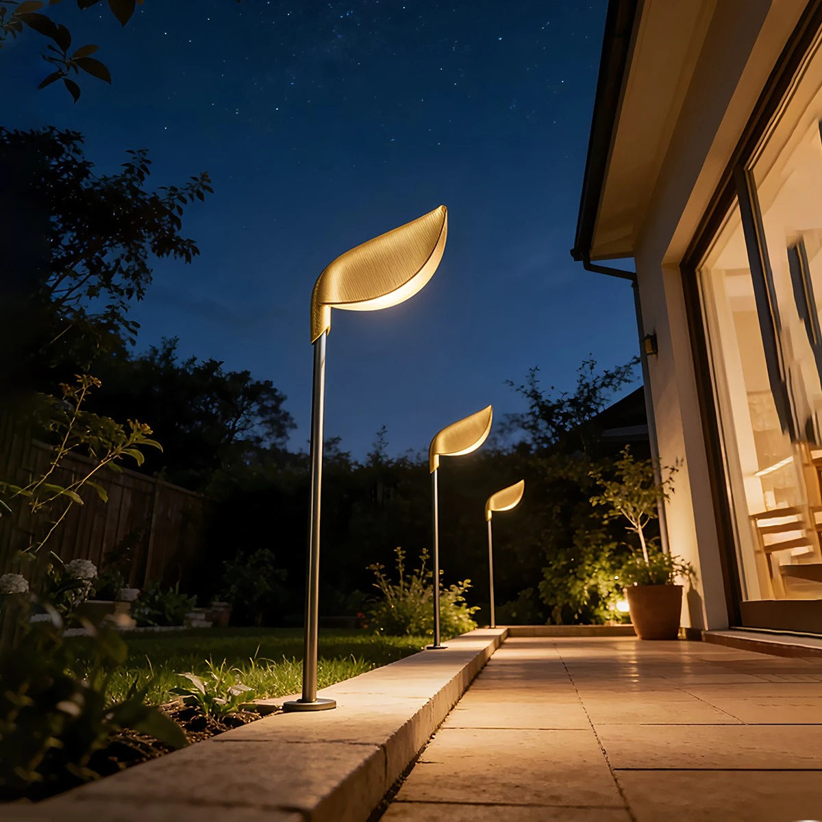 Antizer Modern Outdoor Waterproof Lawn Floor Lamp