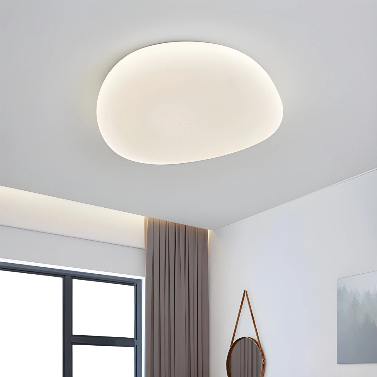 Antizer Modern Pebbles Shape Ceiling Light