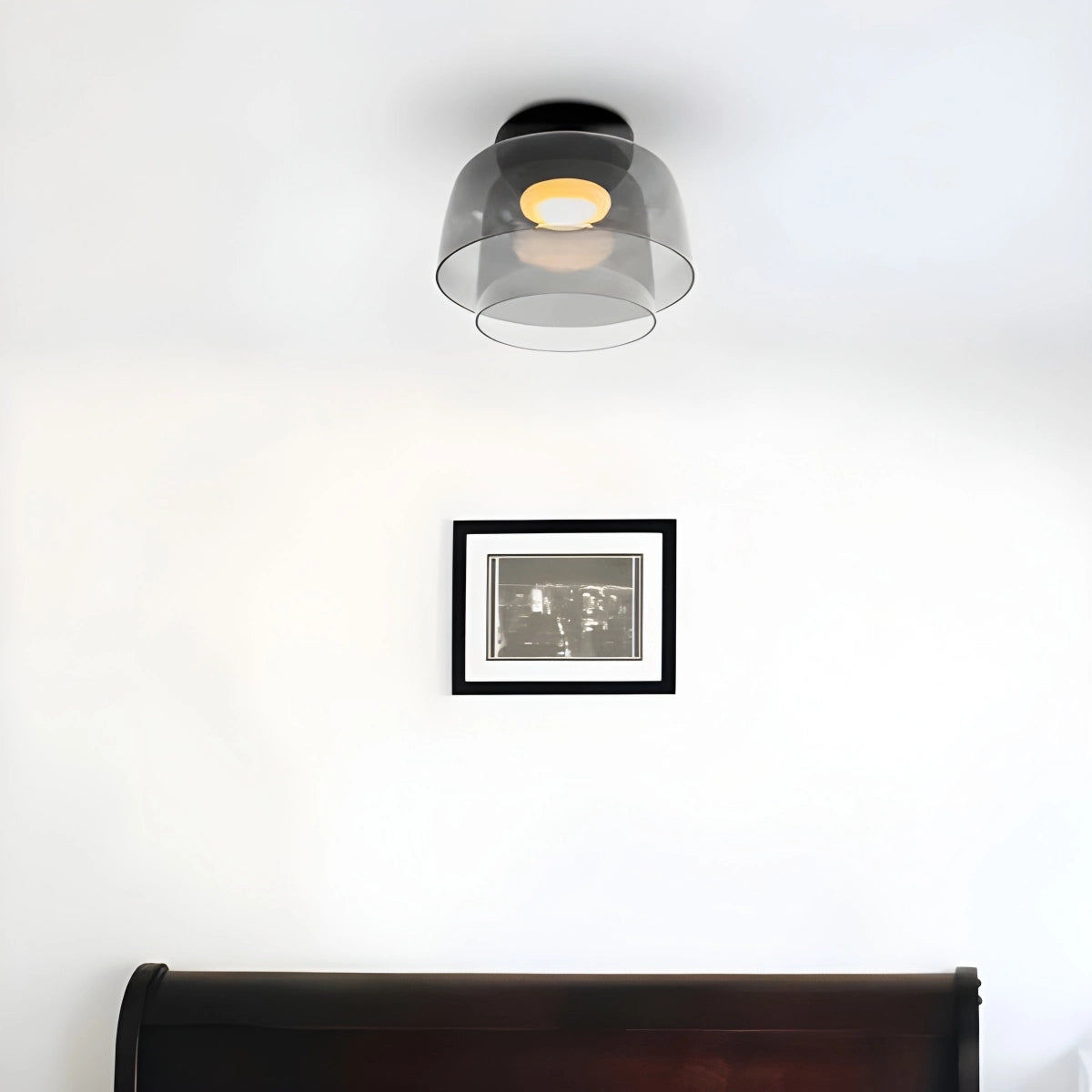 Antizer Colored Glass Ceiling Light for Bedroom