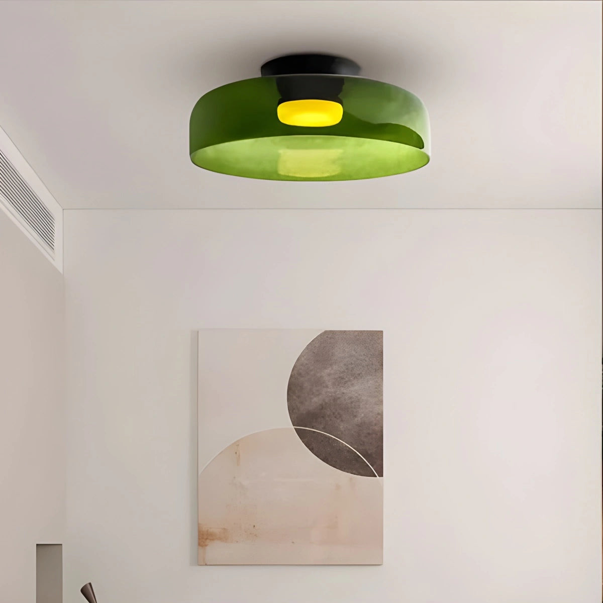 Antizer Colored Glass Ceiling Light for Bedroom