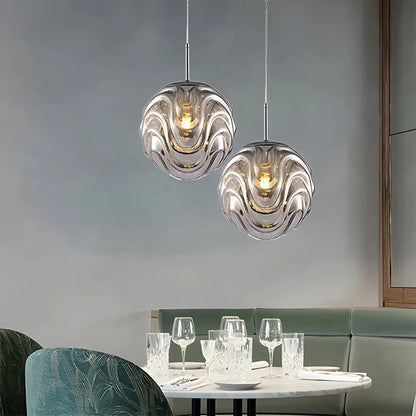 Antizer Modern Sphere Pendant Light for Kitchen Dining Room