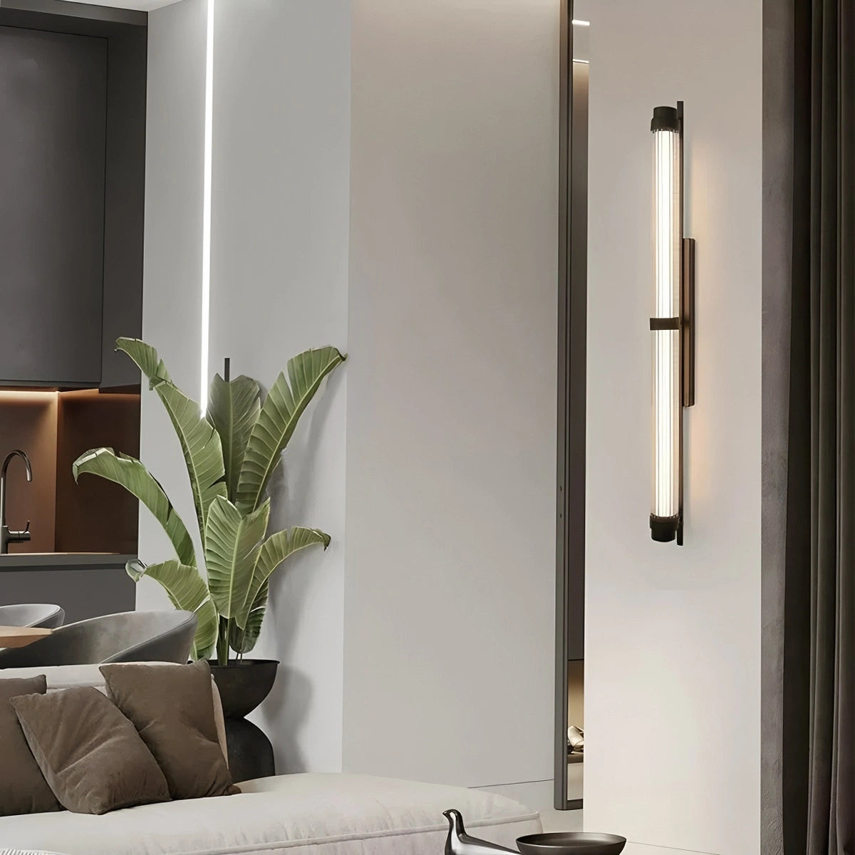 glass wall sconce for living room