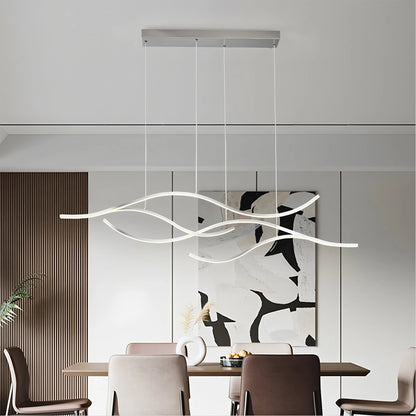 Antizer Modern Waves Hanging Pendant Light