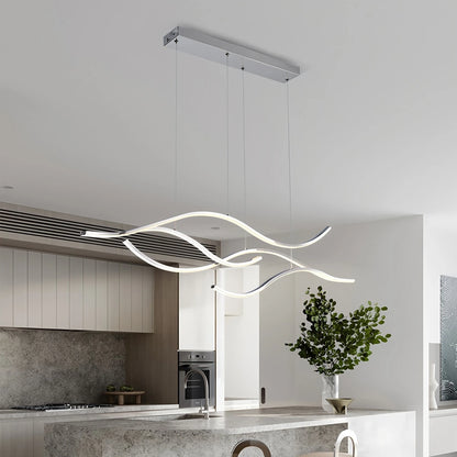 Antizer Modern Waves Hanging Pendant Light