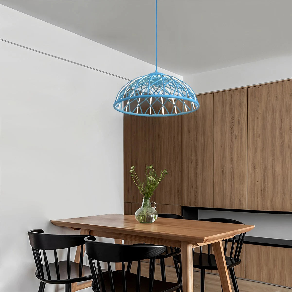 Antizer Modern Woven Mesh Art Pendant Light