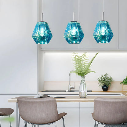 Antizer Modern Diamond Lava Pendent Light for Dining Room Kitchen