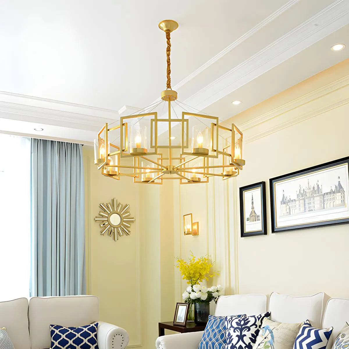 Antizer Modern Luxury All Copper Chandelier