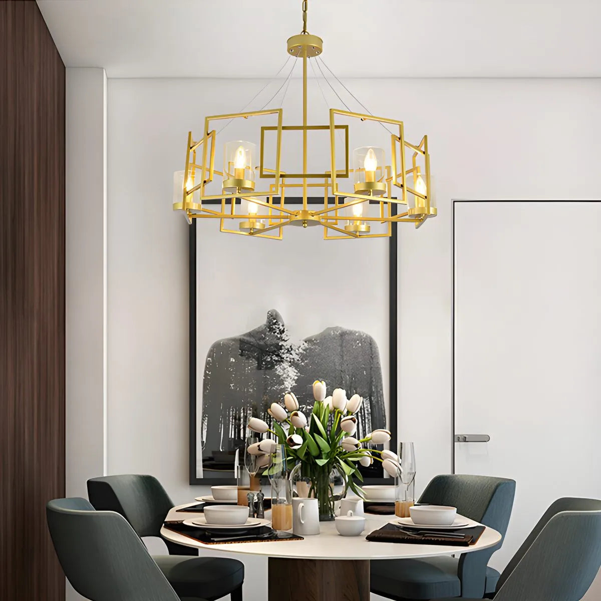 Antizer Modern Luxury All Copper Chandelier