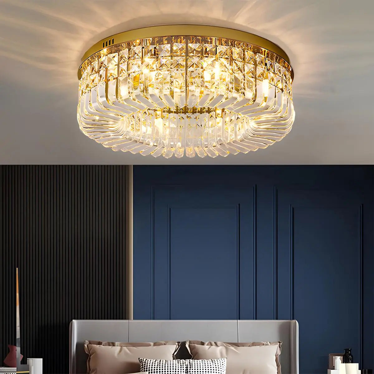 Antizer Modern Luxury Crystal Ceiling Light