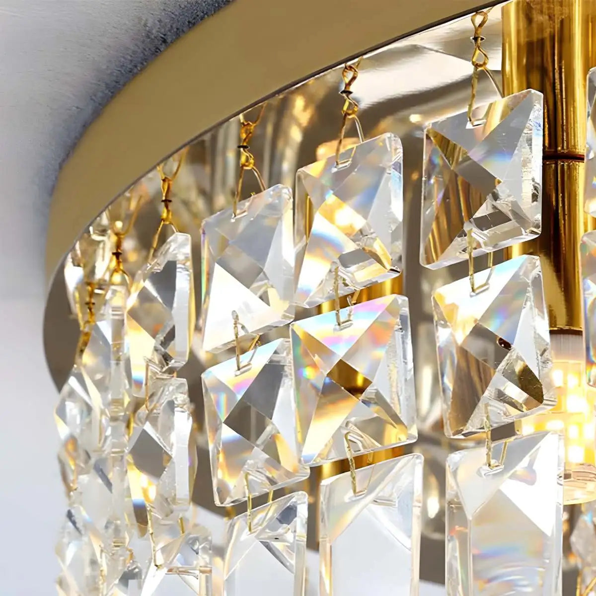 Antizer Modern Luxury Crystal Ceiling Light