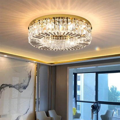 Antizer Modern Luxury Crystal Ceiling Light