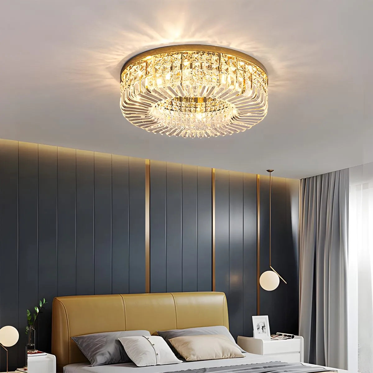 Antizer Modern Luxury Crystal Ceiling Light