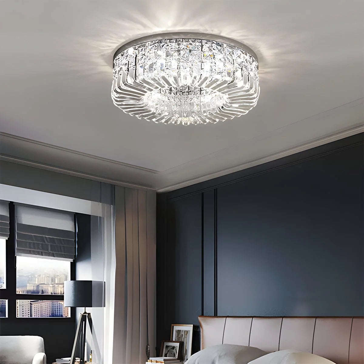 Antizer Modern Luxury Crystal Ceiling Light