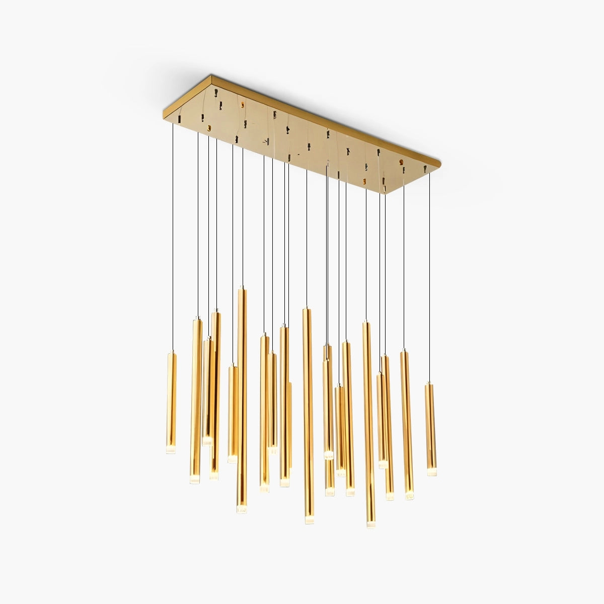 Antizer Modern Luxury Large Long Cylindrical Chandelier