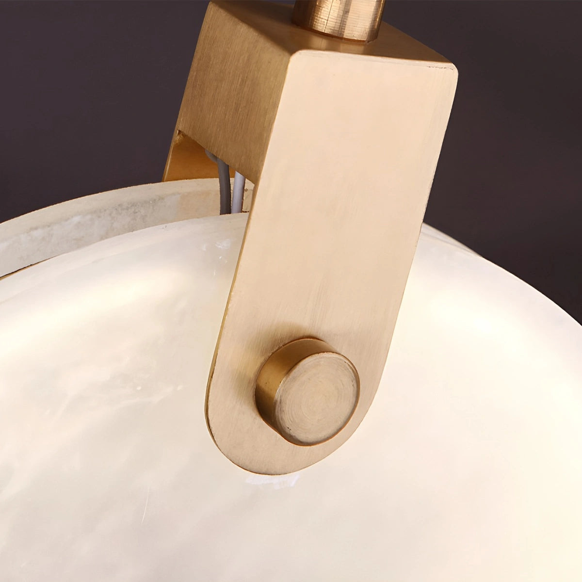Antizer Moonshade Natural Alabaster Pendant Chandelier