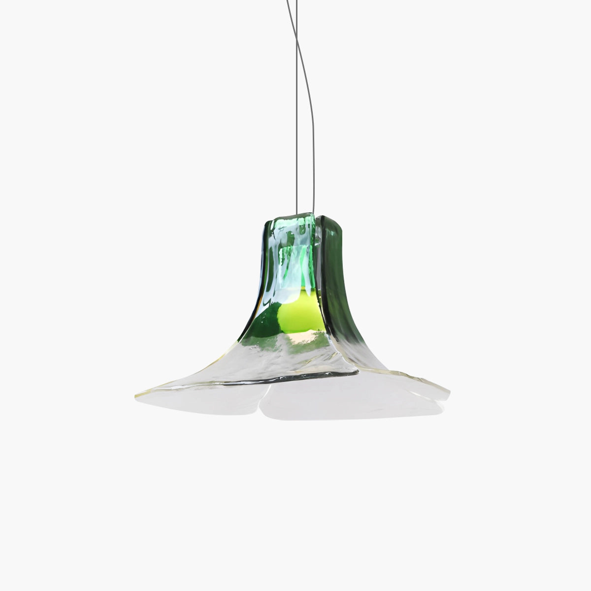 Antizer Murano Gradient Petal Glass Pendant Light