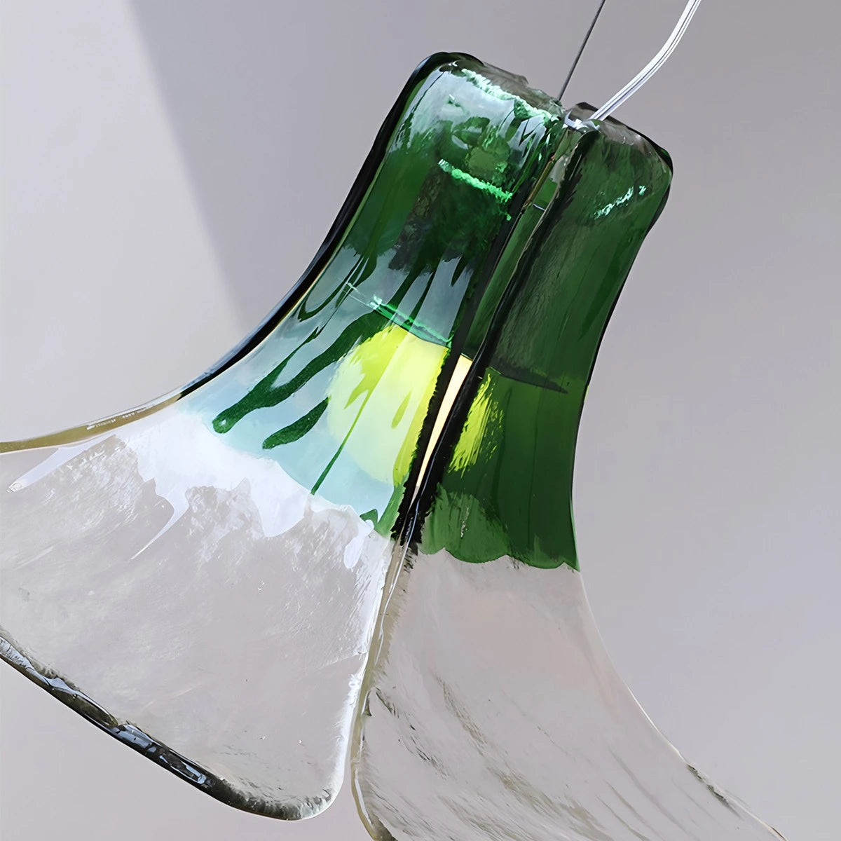 Antizer Murano Gradient Petal Glass Pendant Light