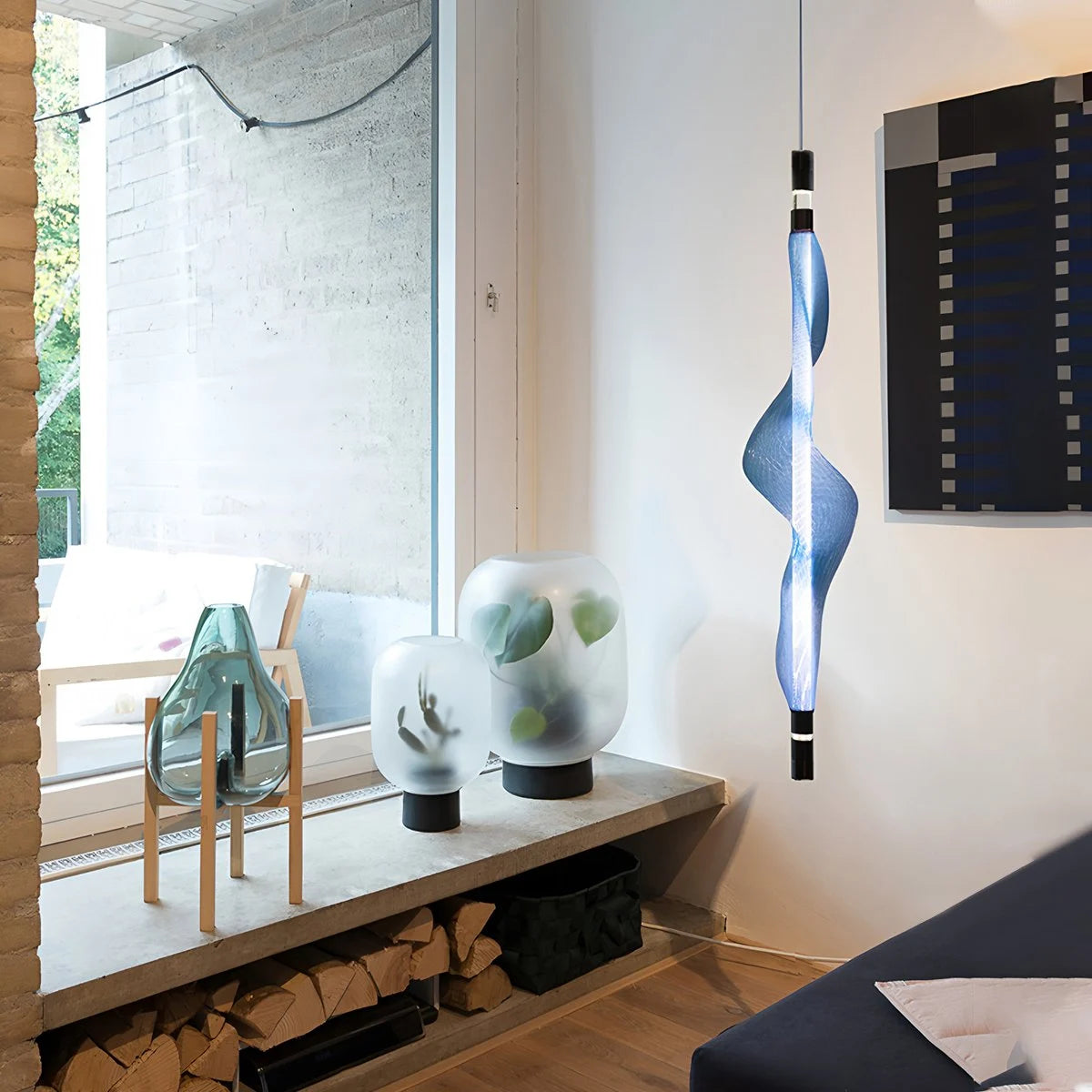 Antizer Nordic Art Twisted Mesh Pendant Light