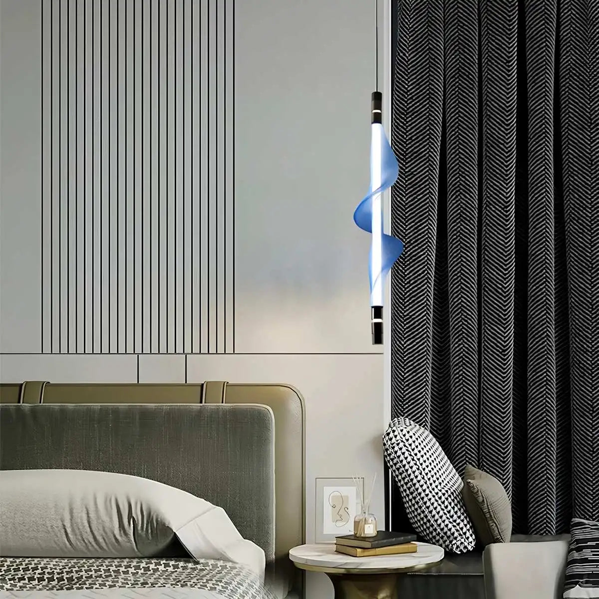 Antizer Nordic Art Twisted Mesh Pendant Light