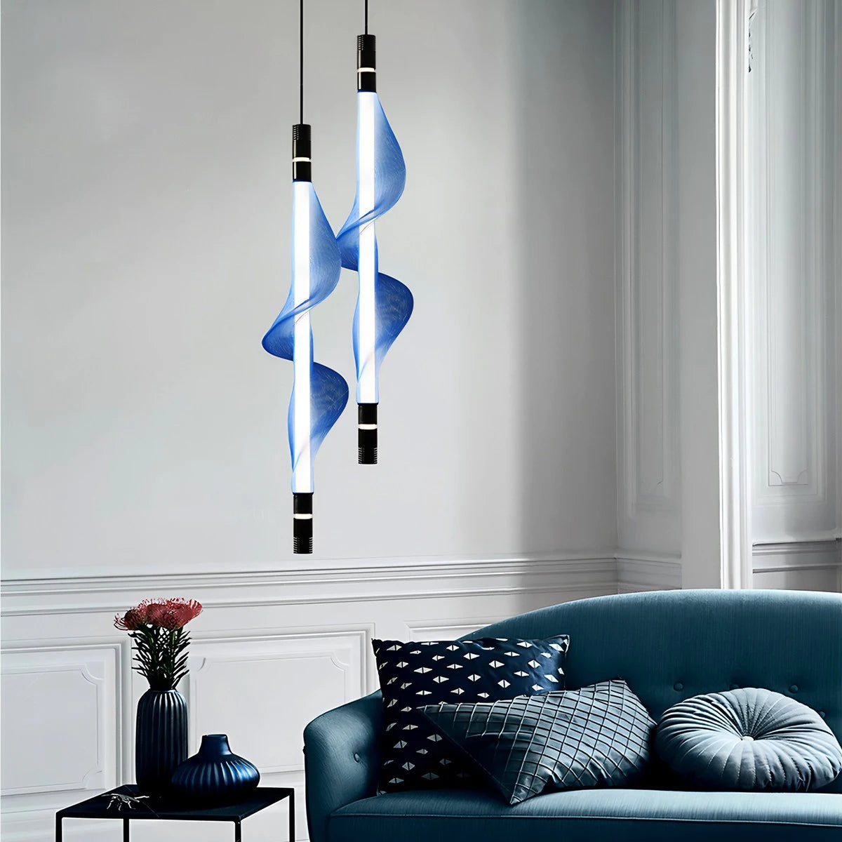 Antizer Nordic Art Twisted Mesh Pendant Light