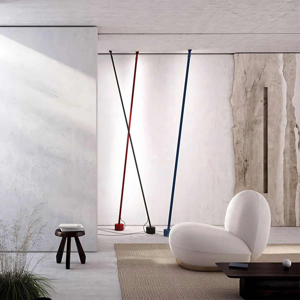Antizer Nordic Canvas Background Wall Floor Lamp