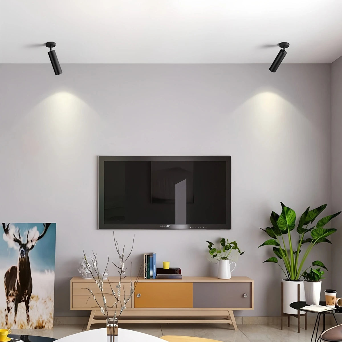 Antizer Nordic Creative Long Tube Ceiling Spotlight