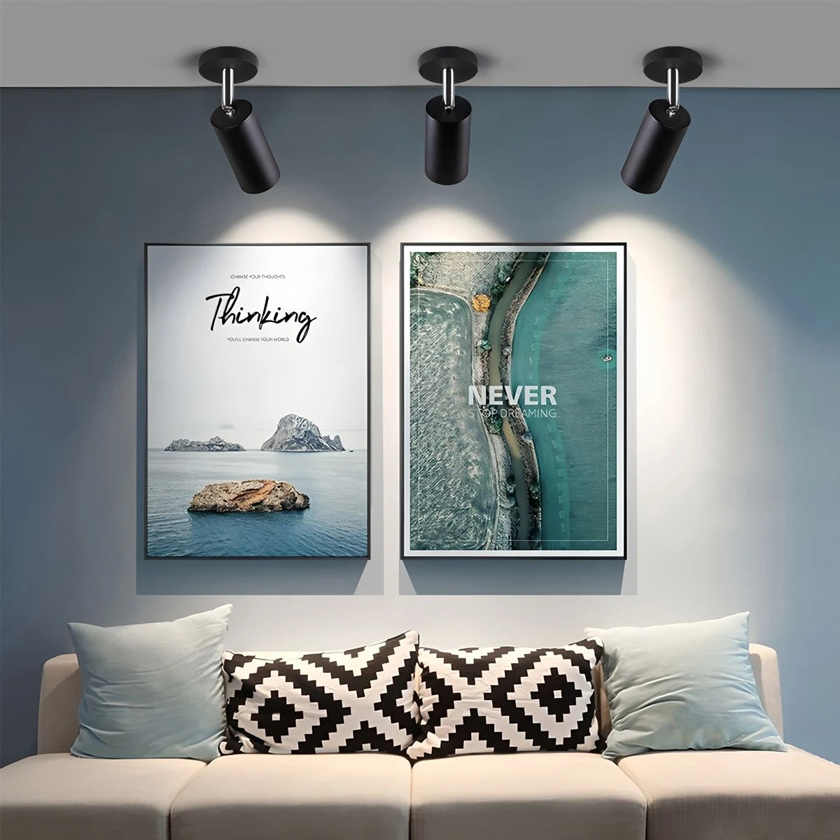 Antizer Nordic Creative Long Tube Ceiling Spotlight