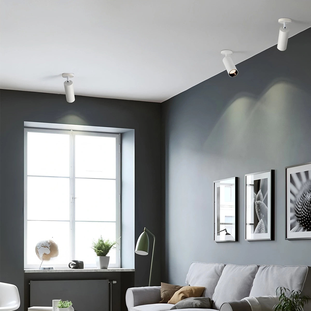 Antizer Nordic Creative Long Tube Ceiling Spotlight